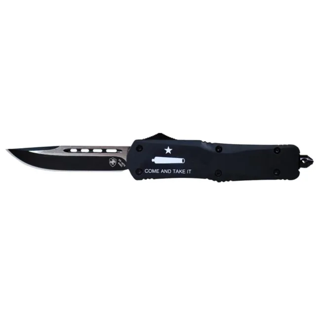 Templar LCATI331 Gen II OTF Knife 3.5" 440C Blade Black Handle - View 2