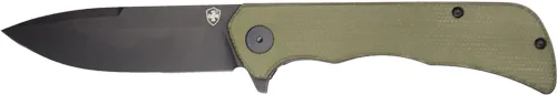 Templar PFMGN321 Paladin 3.27" D2 Steel Folding Knife Green Micarta Handle - View 2