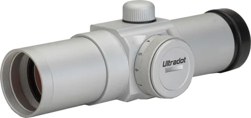 Ultradot UD30S Red Dot Sight 30mm Tube Silver 4 MOA Dot 1 MOA Adjustments - View 2