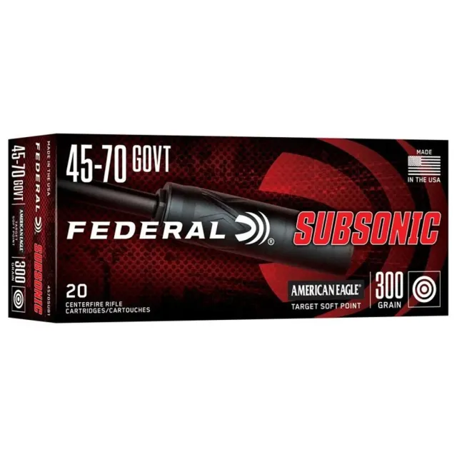 Federal 4570 300gr TSP Subsonic Ammunition 20/10 - View 2