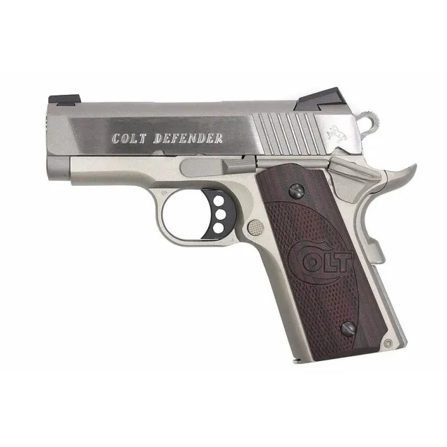 Colt 1911 Defender O7000XE .45 ACP 3 in Stainless 7+1 Single Action - View 2