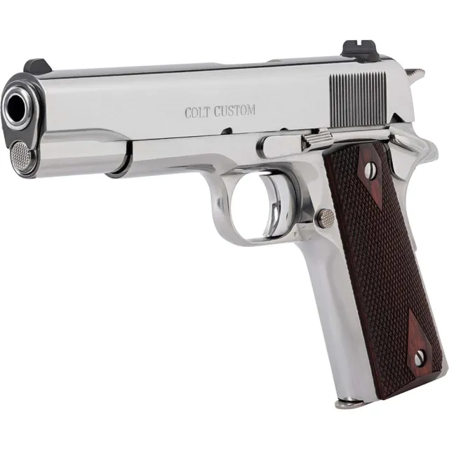 Colt O1911CBS Gov't 45 ACP 5" National Match Barrel Stainless - View 2