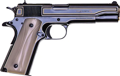 Colt O0911C-RJW 1991 Raymond J Wielgus 45 ACP 5" Polished Blued Semi-Auto Pistol - View 2