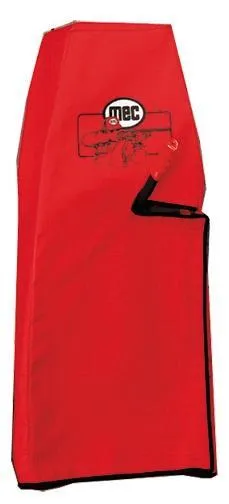 MEC 8807 Dust Cover Universal 2.5' x 1.875' Canvas Red Reloader Cover - View 2