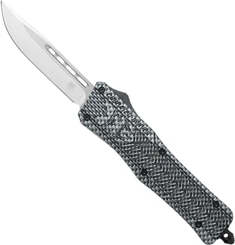 CobraTec Knives CTK-1 Medium OTF Knife 3 In D2 Steel Carbon Fiber - View 2