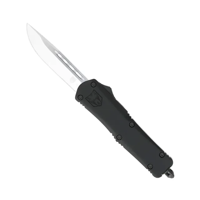 CobraTec MBFS-3DNS FS-3 Medium OTF Knife 3" D2 Steel Drop Blade Black - View 2