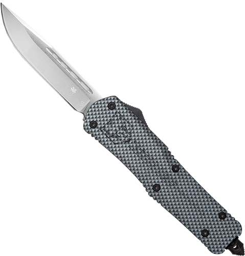 Cobratec FS3 OTF Knife Carbon Fiber 3" D2 Drop Point MCFFS3DNS - View 2