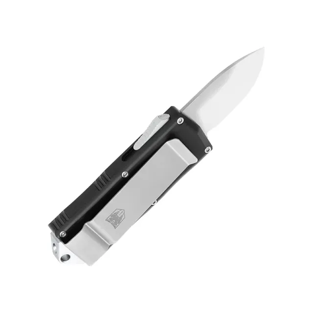 CobraTec Knives OTF Money Clip Dagger Black Non-Serrated 1.75 In - View 2