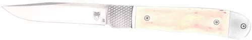 CobraTec Knives Trapper CTTHRWT 3.12 In D2 Hidden Release White Bone - View 2