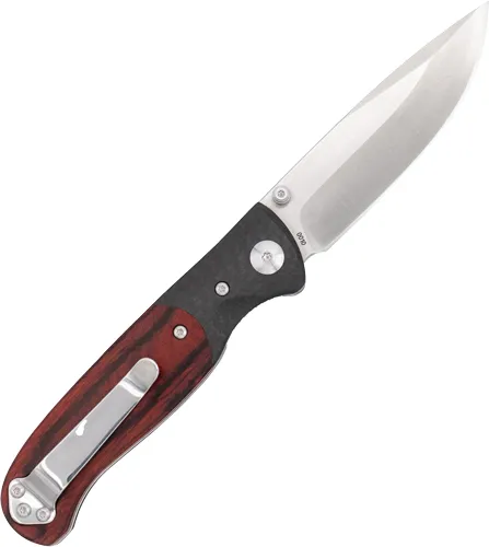 CobraTec Knives Baron EDC CTBRN 3.25 In Drop Point Plain Satin - View 2
