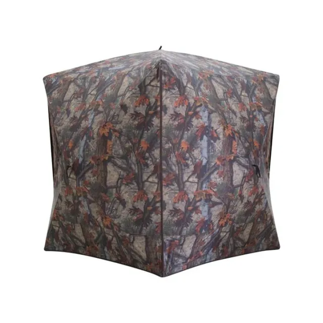 Barronett Prowler 350 Bloodtrail Woodland Camo Blind | 3 Person | 150D Polyester | Broadhead Compatible | PR350BT - View 2