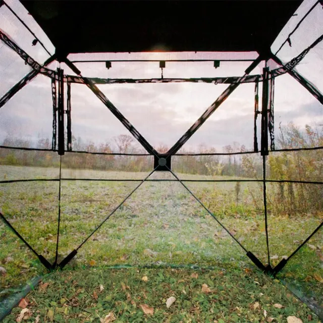 Barronett Blinds Insight See Through Ground Blind Bloodtrail Backwoods Camo - View 2