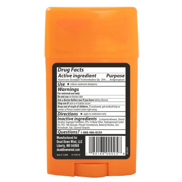 Daniel Defense Dead Down Wind Antiperspirant/Deodorant 2.25 OZ - View 2