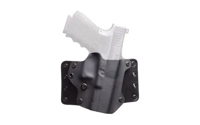 BlackPoint Tactical Leather Wing Holster Glock 17 22 31 Right Hand Black - View 2