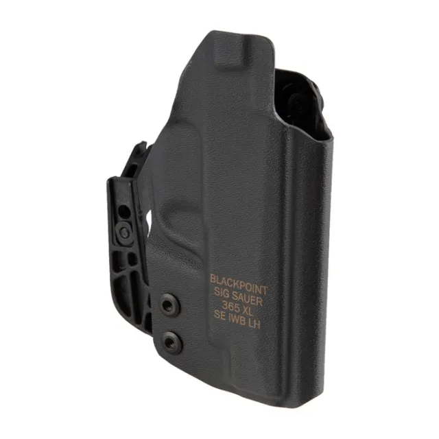 Sig Sauer P365 XL Left Hand IWB Holster Kydex Black Adjustable Ride - View 2