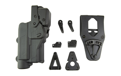 Rapid Force R3-M-0057-BK Level 3 Duty Holster GLOCK 19 Large Light RH Black - View 2