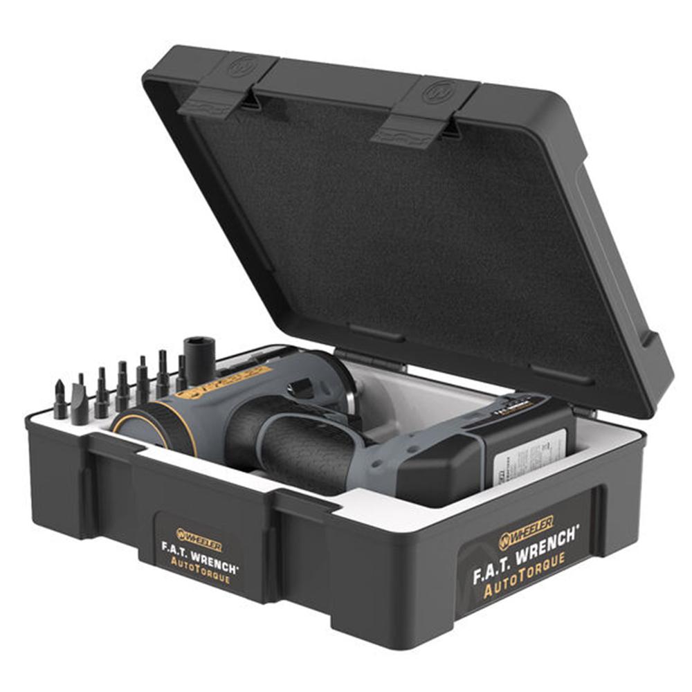 Wheeler F.A.T. Wrench AutoTorque Screwdriver 10-65 in-lbs 200 RPM 15 Bits - View 2