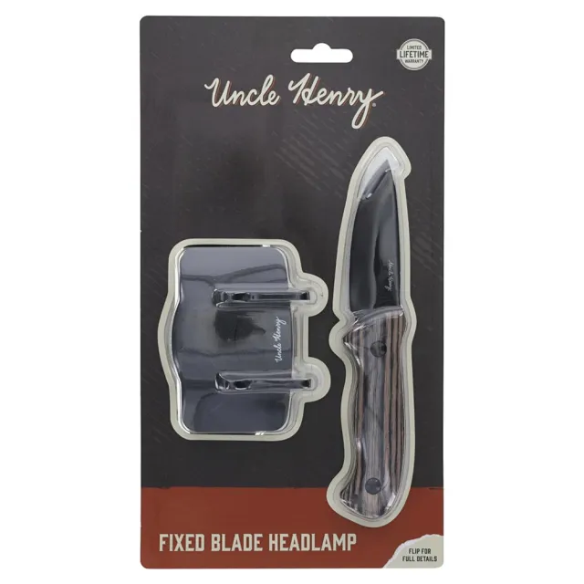 Uncle Henry 1227076 Fixed Blade Knife & Headlight Combo - View 2