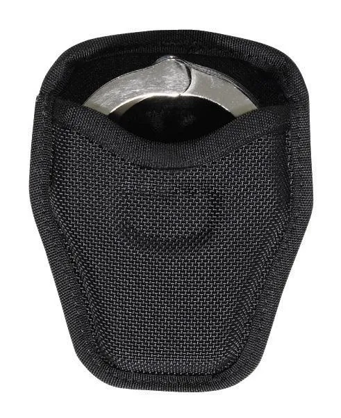Bianchi 7334 Open Top Handcuff Case Black - Nylon Construction - View 2