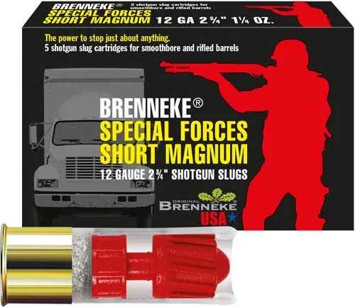 Brenneke Special Forces Short Magnum Slugs 12 ga 2.75 In 1.25 oz 5 rd - View 2