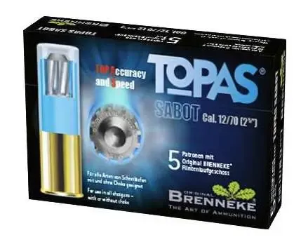 Brenneke TOPAS Sabot Slugs 12ga. 2 3/4 in. 2/3 oz. 5 rd. - View 2