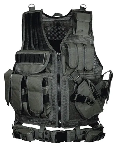 Leapers UTG 547 Law Enforcement Tactical Vest Black PVC-V547BT - View 2