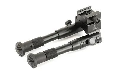UTG TLBP28S Shooter's SWAT Bipod 6.2-6.7" Matte Black Aluminum - View 2