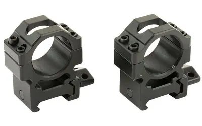 Leapers UTG RG2W1154 Medium Profile 1" Scope Rings Picatinny QD Design - View 2