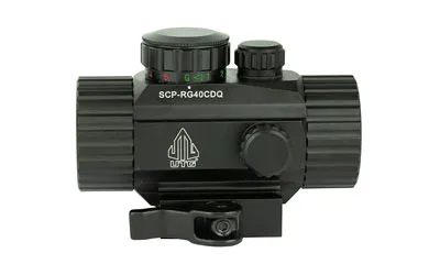 Leapers UTG SCP-RG40CDQ ITA Red/Green Dot Sight Black 4 MOA Circle 39.2MM - View 4