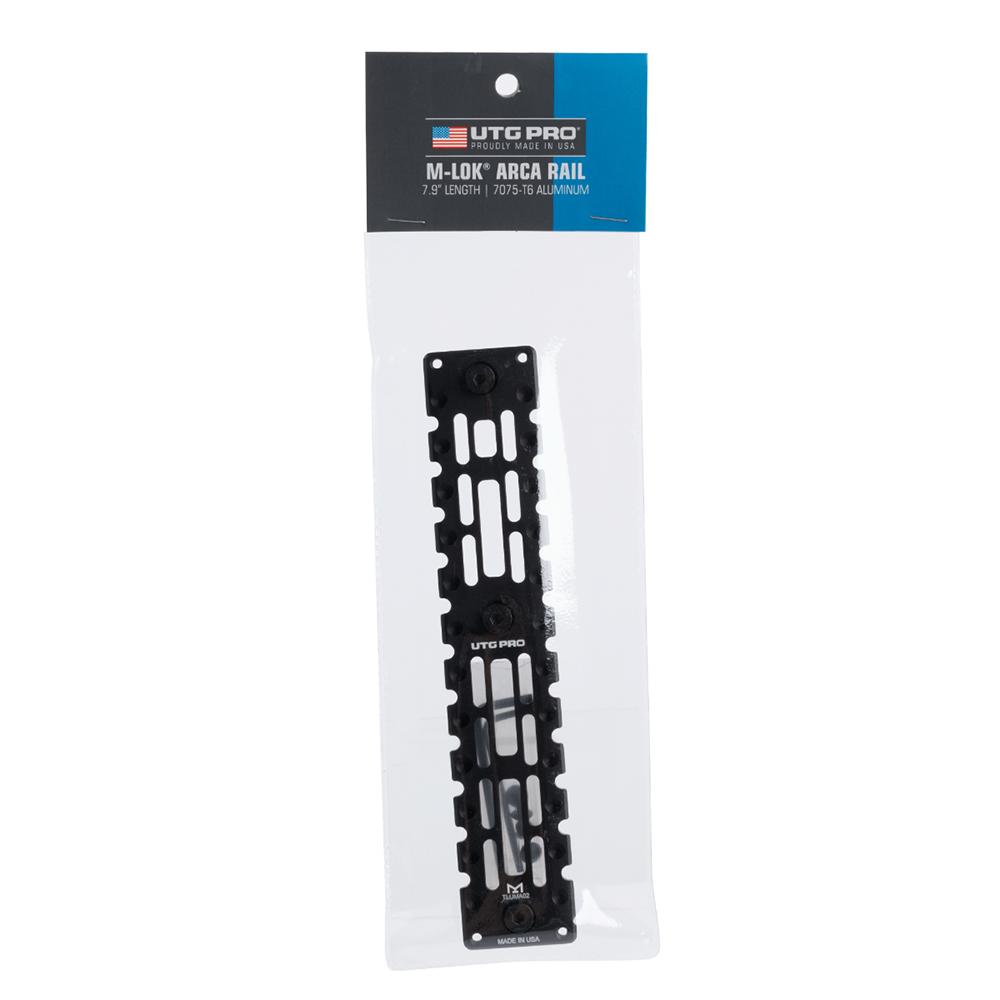 UTG M-LOK ARCA Rail 7075-T6 Aluminum 7.9" Black Scope Accessory - View 2