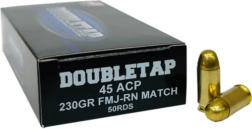 DoubleTap 45ACP 230GR FMJ-RN MATCH 50RD - View 2