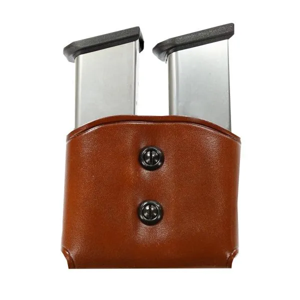 Galco DMC26 Double Mag Carrier Tan Leather Belt Loop 1.5-1.75" - View 2
