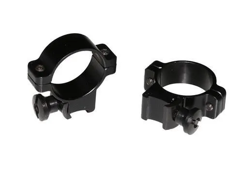 Burris 1" Aluminum Medium Black Standard Rimfire Rings 420071 - View 2