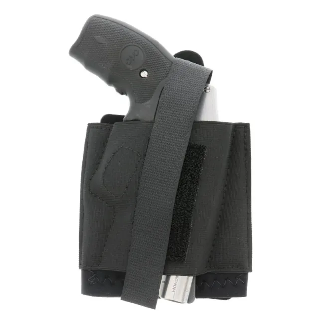 Galco CAB2L Cop Ankle Band Large Black Neoprene Holster Right Hand - View 2
