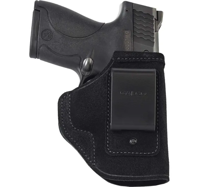 Galco STO822B Stow-N-Go IWB Holster Black Leather Right Hand 1.75" Belt - View 2