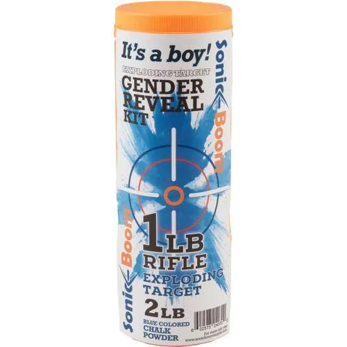 Sonic Boom SBTGRBOY Gender Reveal Kit Exploding Rifle Targets Boy - View 2