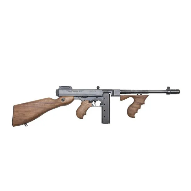 Auto-Ordnance T1SB 1927A-1 Semi-Auto Rifle, .45 ACP, 30-Round Capacity, 10.5-Inch Barrel, Walnut Stock, Black Finish - View 2