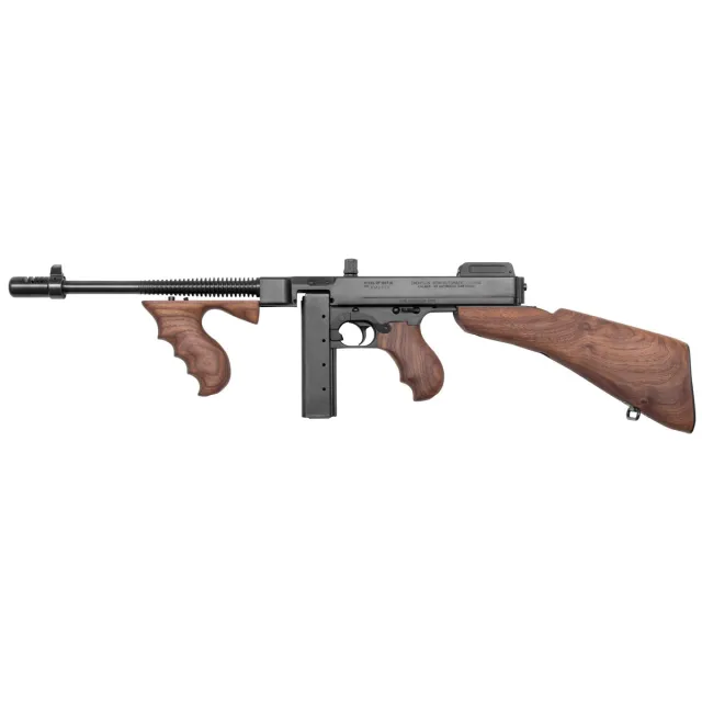 Auto-Ordnance T1BSB 1927A-1 Semi-Auto Rifle, .45 ACP, 30-Round Capacity, Black Finish, Walnut Stock, 10.5-Inch Barrel, 35-Inch Length, 12 lbs - View 2