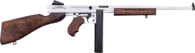 Auto-Ordnance TM1C5 M1 Carbine 45 ACP 16.5" White, Black, & Gold Cerakote Rifle - View 2