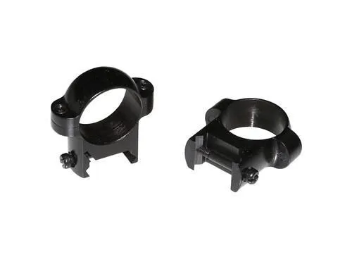 Burris Zee Rings Weaver-Style 1" Medium Height Scope Rings Gloss Black 420081 - View 2