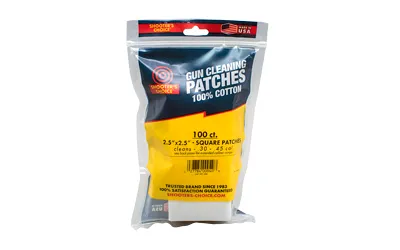 Otis Technology 2.5 Inch Square Patches 100 Pack Cotton Cleaning Patches - View 2
