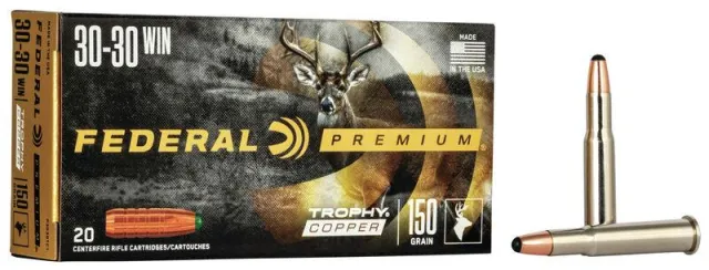 Federal Premium Ammunition Trophy Copper .30-30 Win 150 Grain 20 Rounds - View 2
