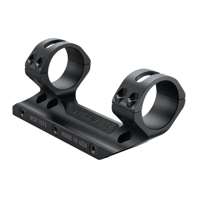 Weaver 99680 Premium MSR Optics Mount 30mm Black 7075-T6 Aluminum - View 2