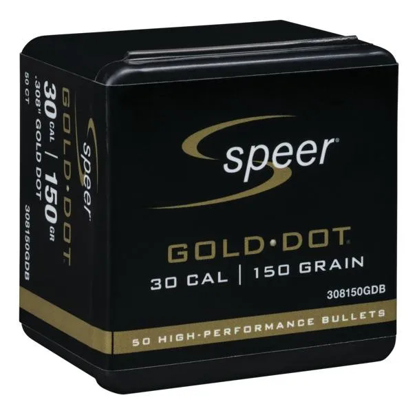 Speer 308150GDB Gold Dot .308 150gr Soft Point 50/Box - View 2
