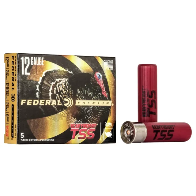 Federal PTSSX191F9 12 Gauge 3.5in 2.25oz #9 Shot Shotshell 5 Rounds - View 2