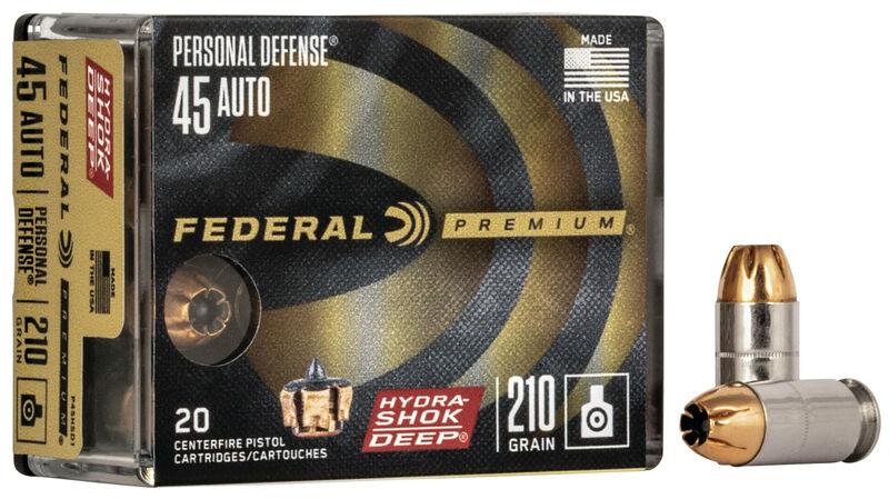 Federal P45HSD1 Premium 45ACP 210gr Hydra-Shok Deep 20 Rounds - View 2