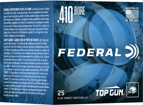Federal TGS41214 7.5 410GA 2.75" 1/2oz #7.5 Shot Target Loads 25/Box - View 2