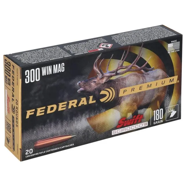 Federal P300WSS1 Premium 300 Win Mag 180gr Swift Scirocco II 20 Rounds - View 2