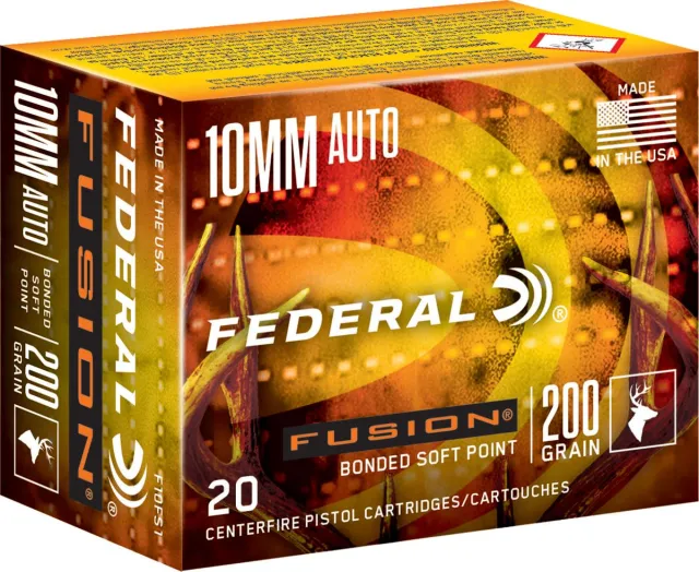 Federal Premium Ammunition F10FS1 10mm Auto 200 Grain Fusion Soft Point - View 2