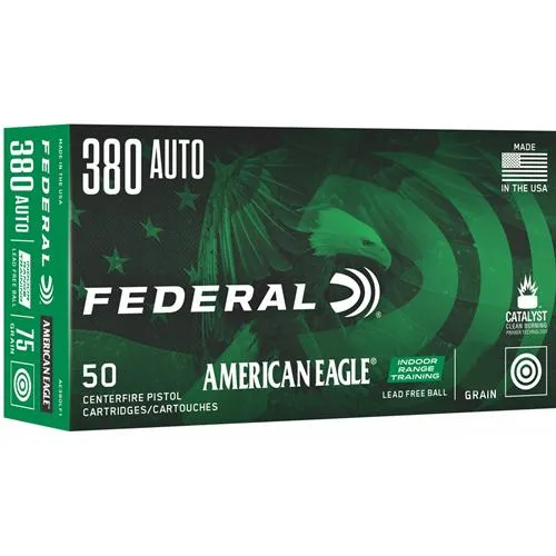 Federal American Eagle Indoor Range Training 380 ACP Lead Free 70 Grain ... - View 2